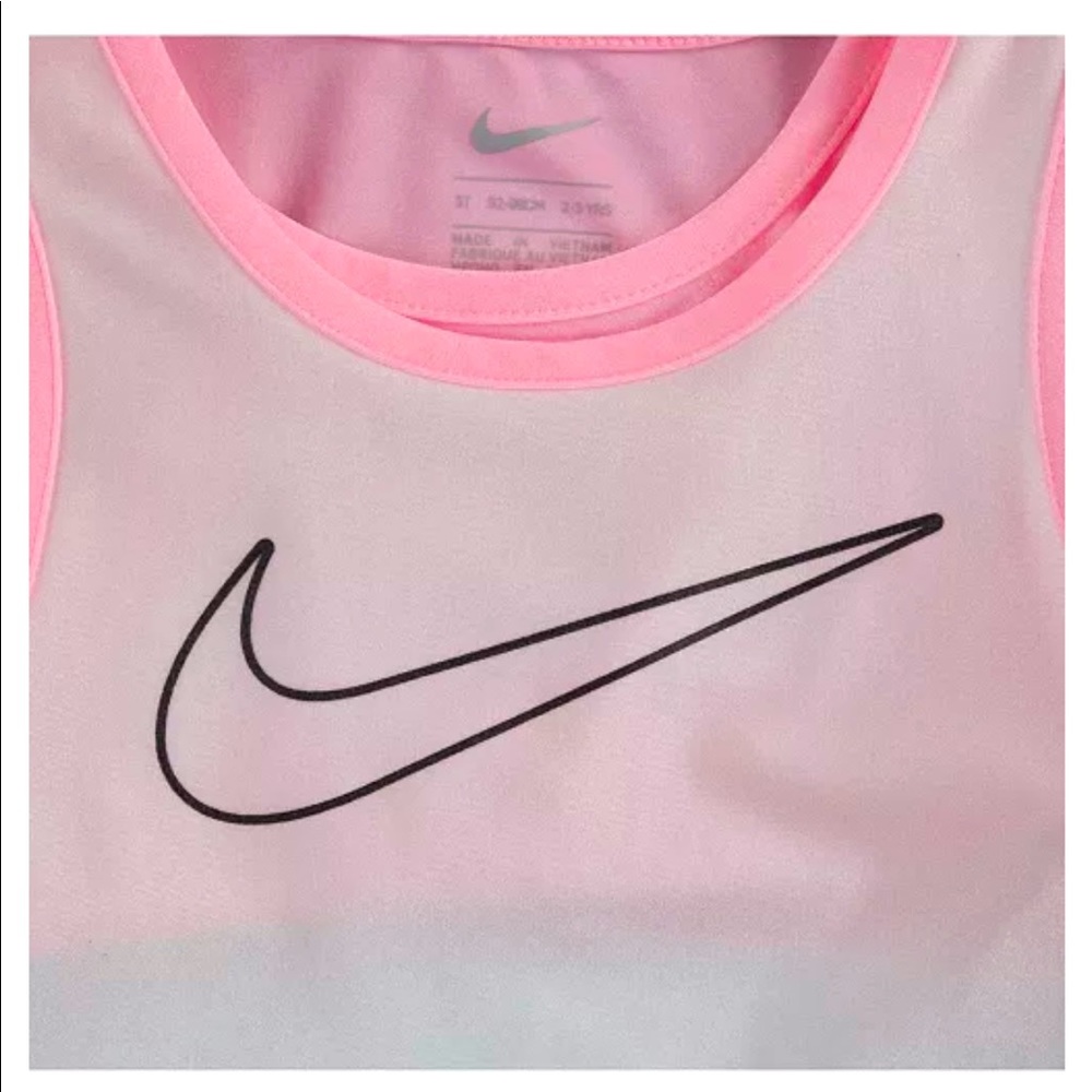 Nike Little Girls Layered Tank Top - Picture 2 of 3